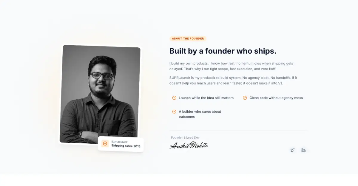 SUPRLaunch | From idea to MVP screenshot 3