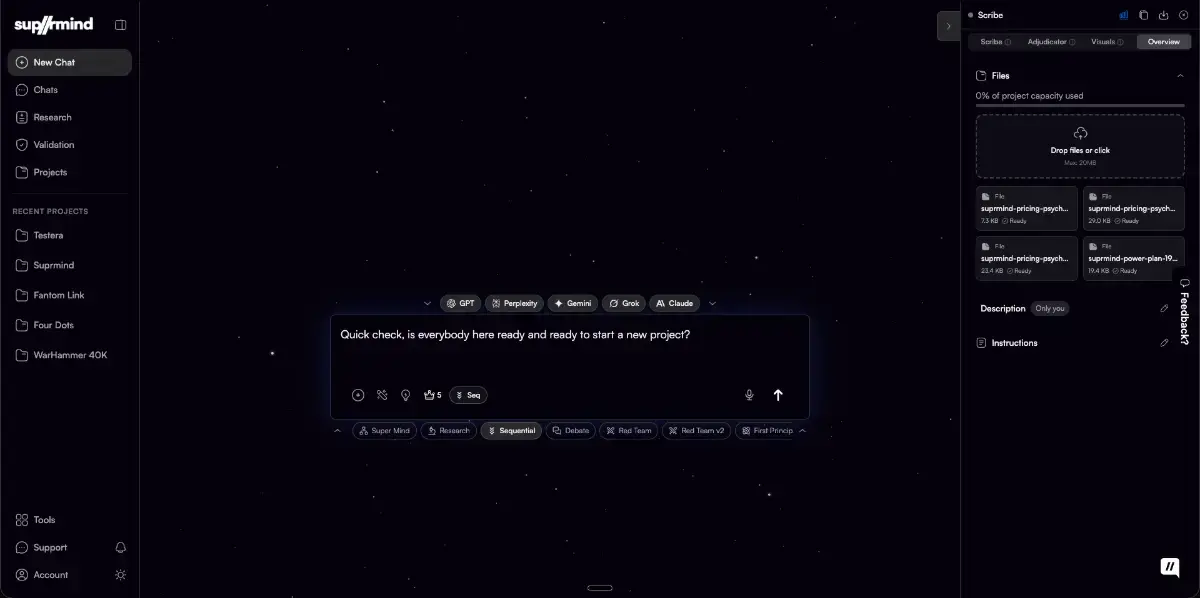 Suprmind screenshot 2
