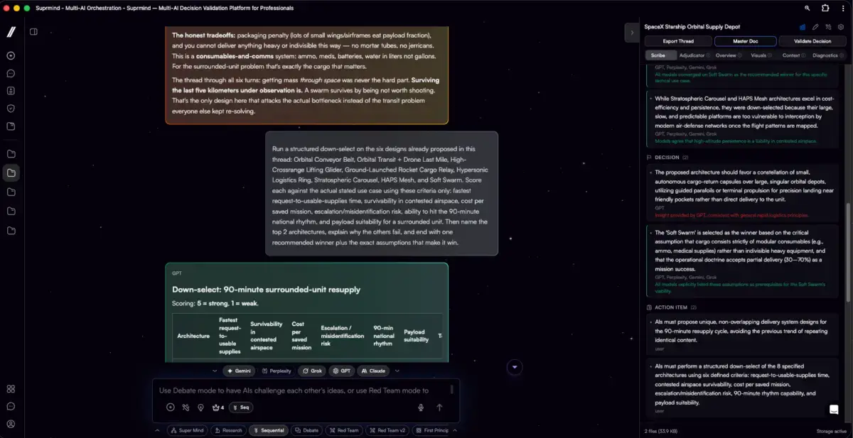 Suprmind screenshot 3