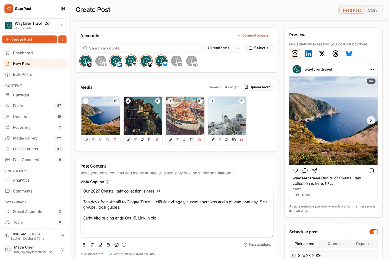 SuprPost screenshot 2
