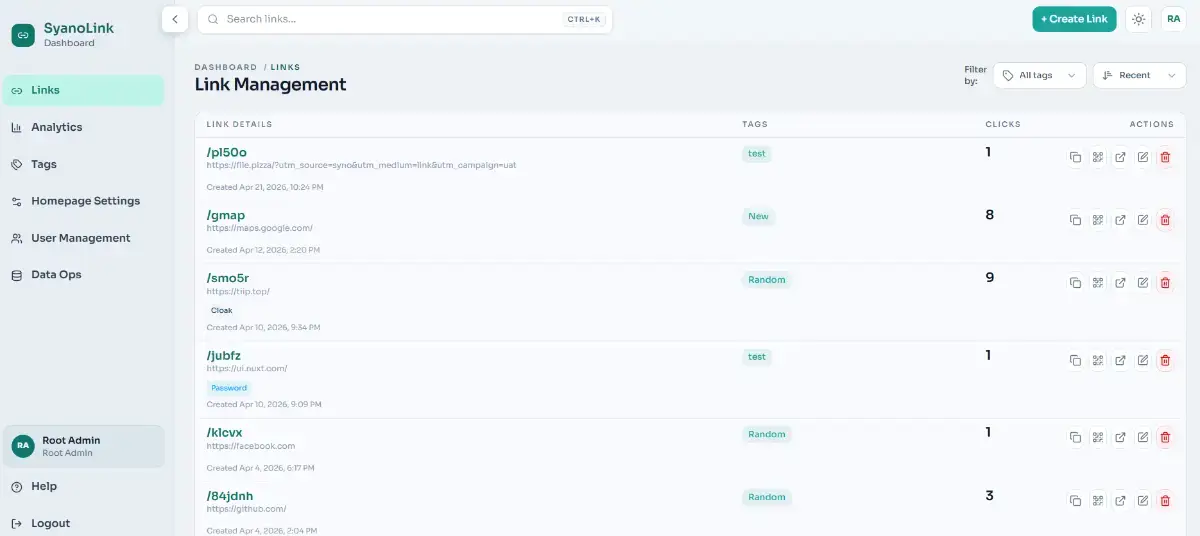 Syano - OSS URL Shortener image number 21