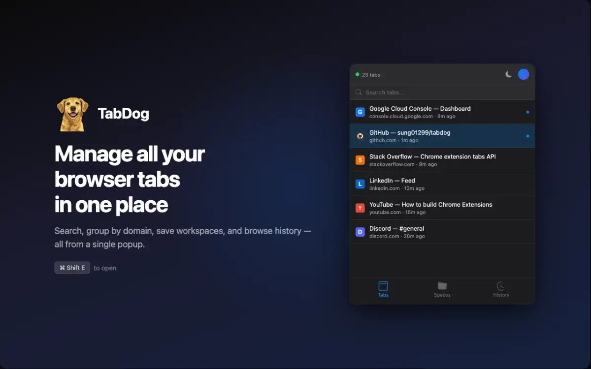 TabDog screenshot 1