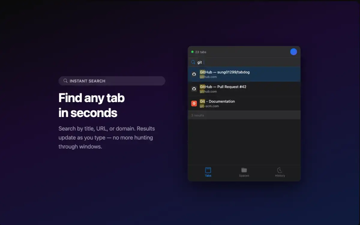TabDog screenshot 2
