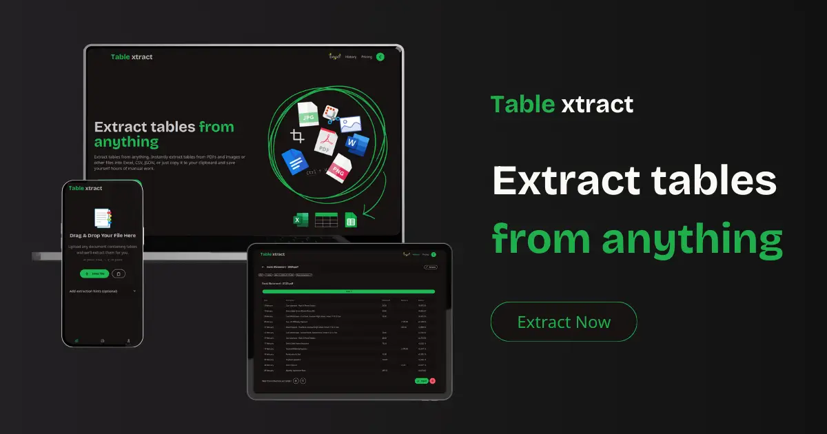 tablextract screenshot 2