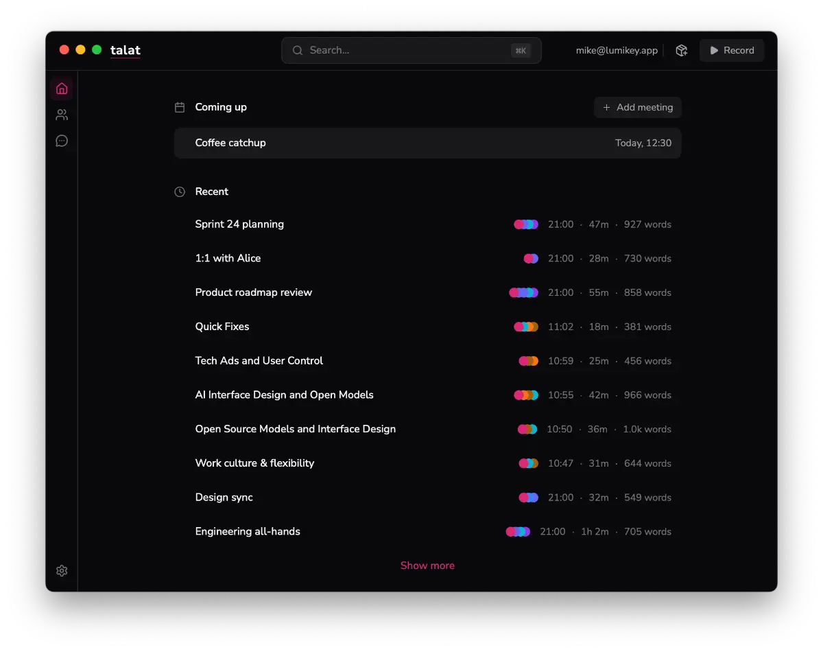 talat screenshot 3