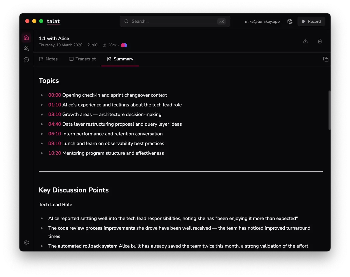 talat screenshot 4