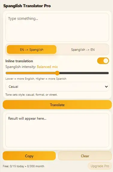 The Spanglish Translator image number 01