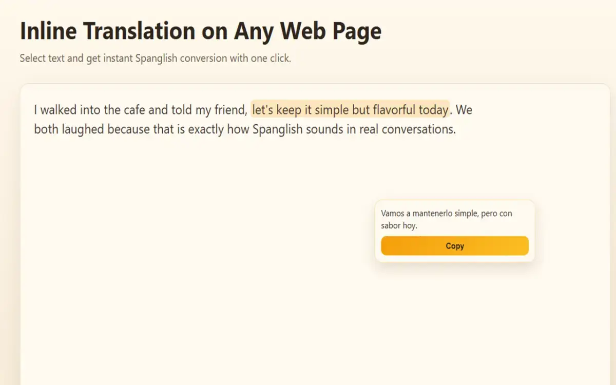 The Spanglish Translator image number 21