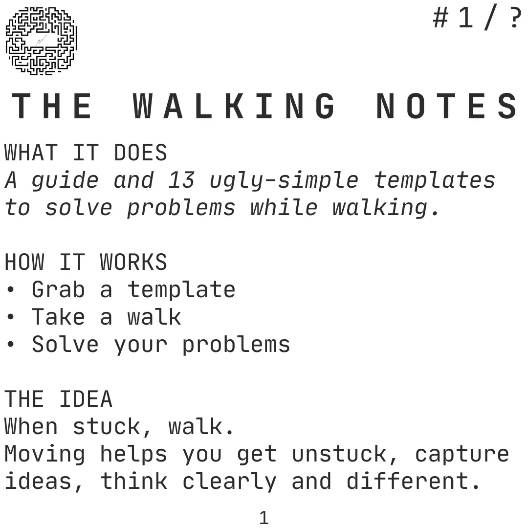 The Walking Notes screenshot 1