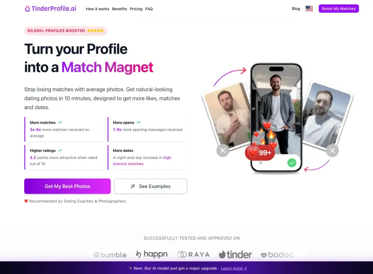 TinderProfile.ai screenshot 1