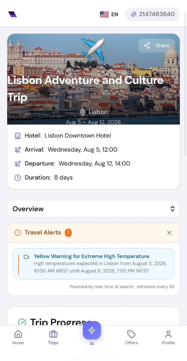 Tripzy screenshot 2