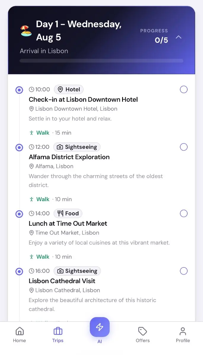 Tripzy screenshot 3