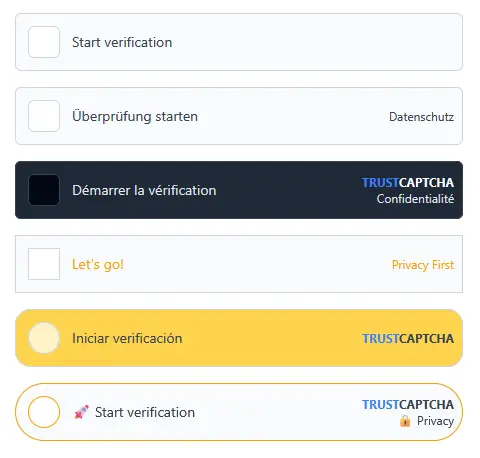 TrustCaptcha screenshot 2