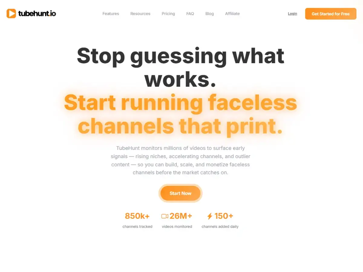 Tubehuntio screenshot 2