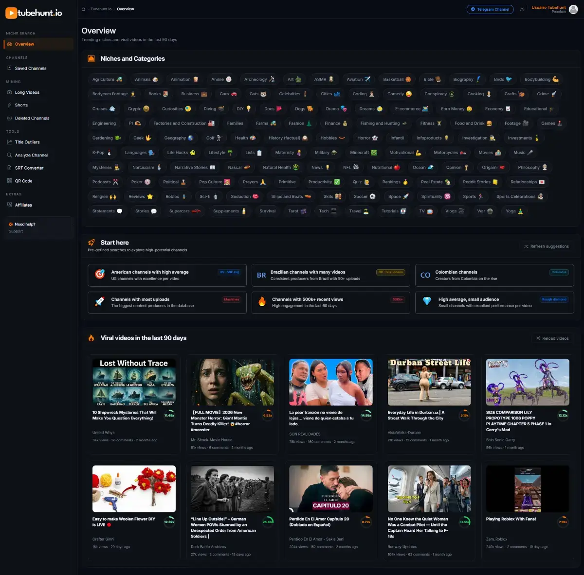 Tubehuntio screenshot 3