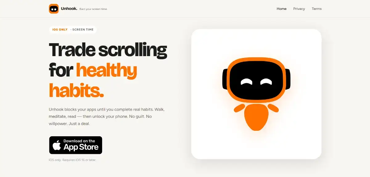 Unhook - Earn screen time screenshot 1