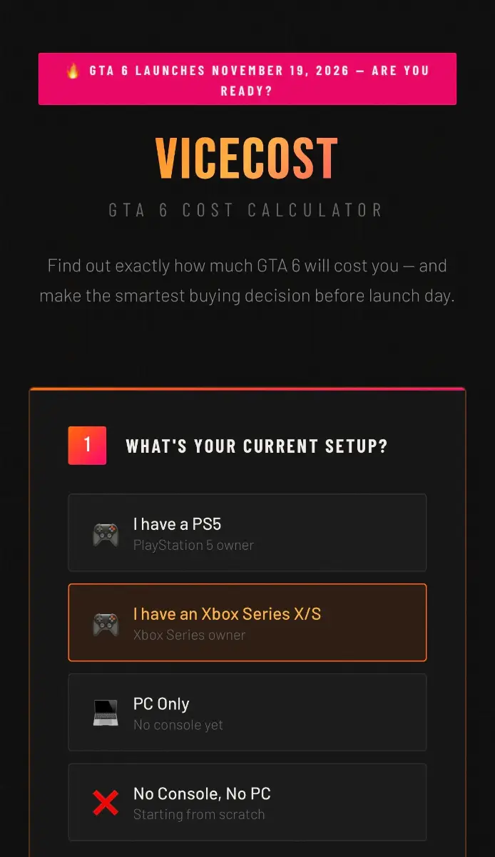 ViceCost screenshot 1