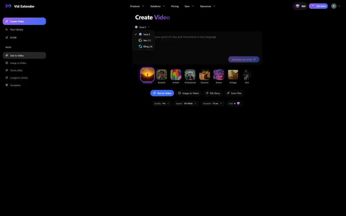 Vid Extender screenshot 1