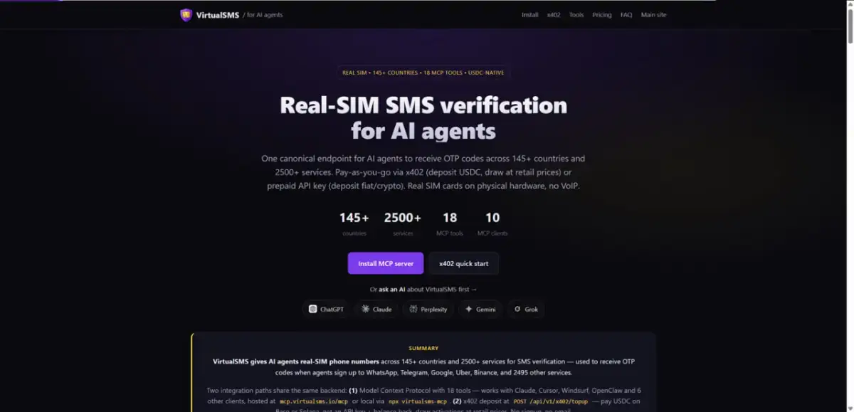 VirtualSMS screenshot 3