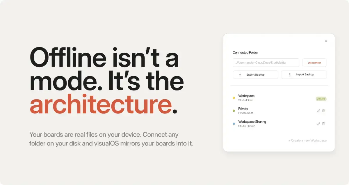 visualOS screenshot 2