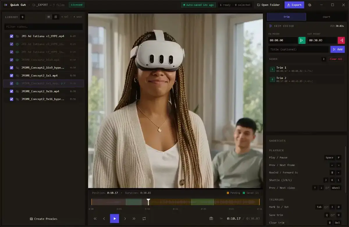 VQC - Video Quick Cut screenshot 2