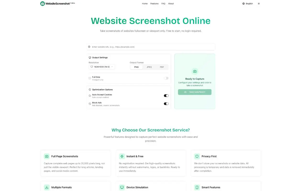 Website Screenshot Online screenshot 3