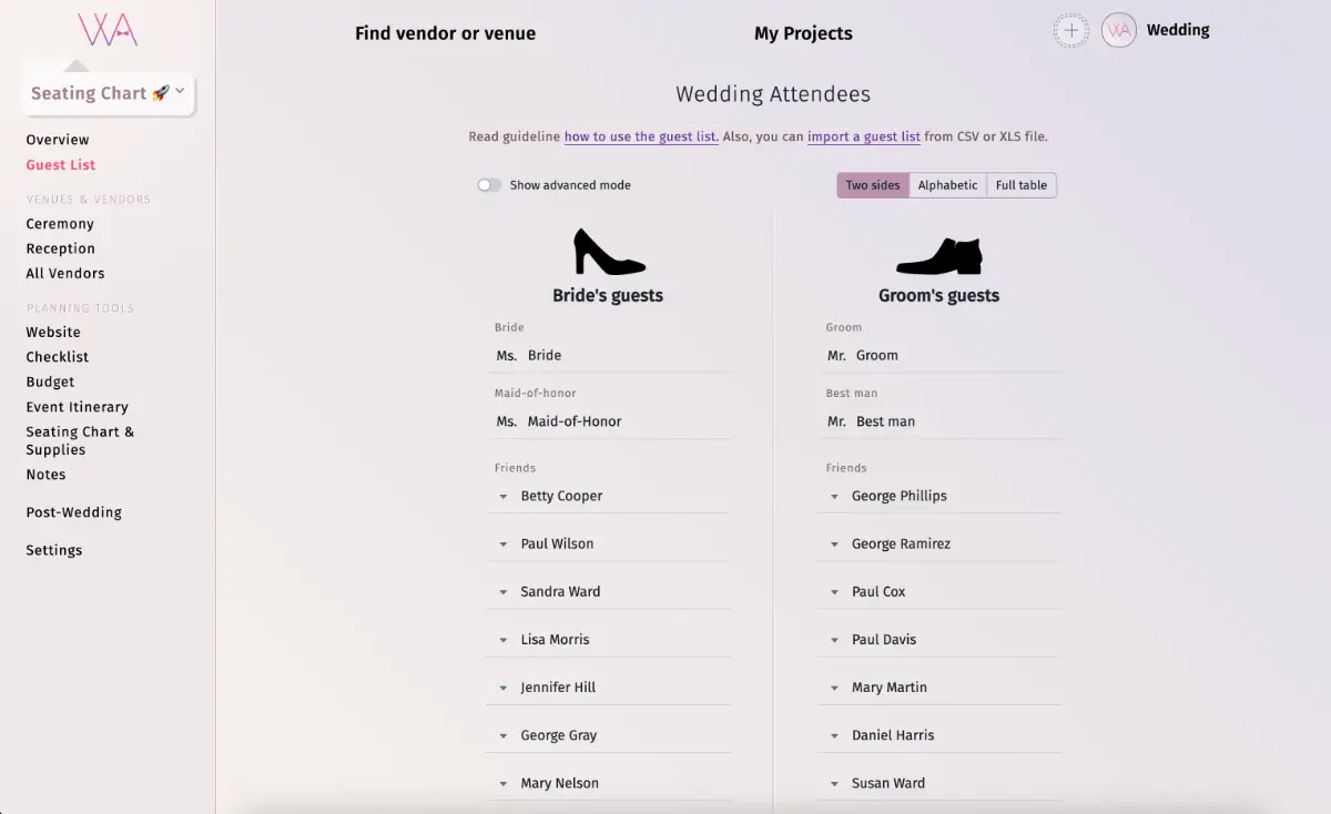 Wedding Planning Assistant screenshot 2