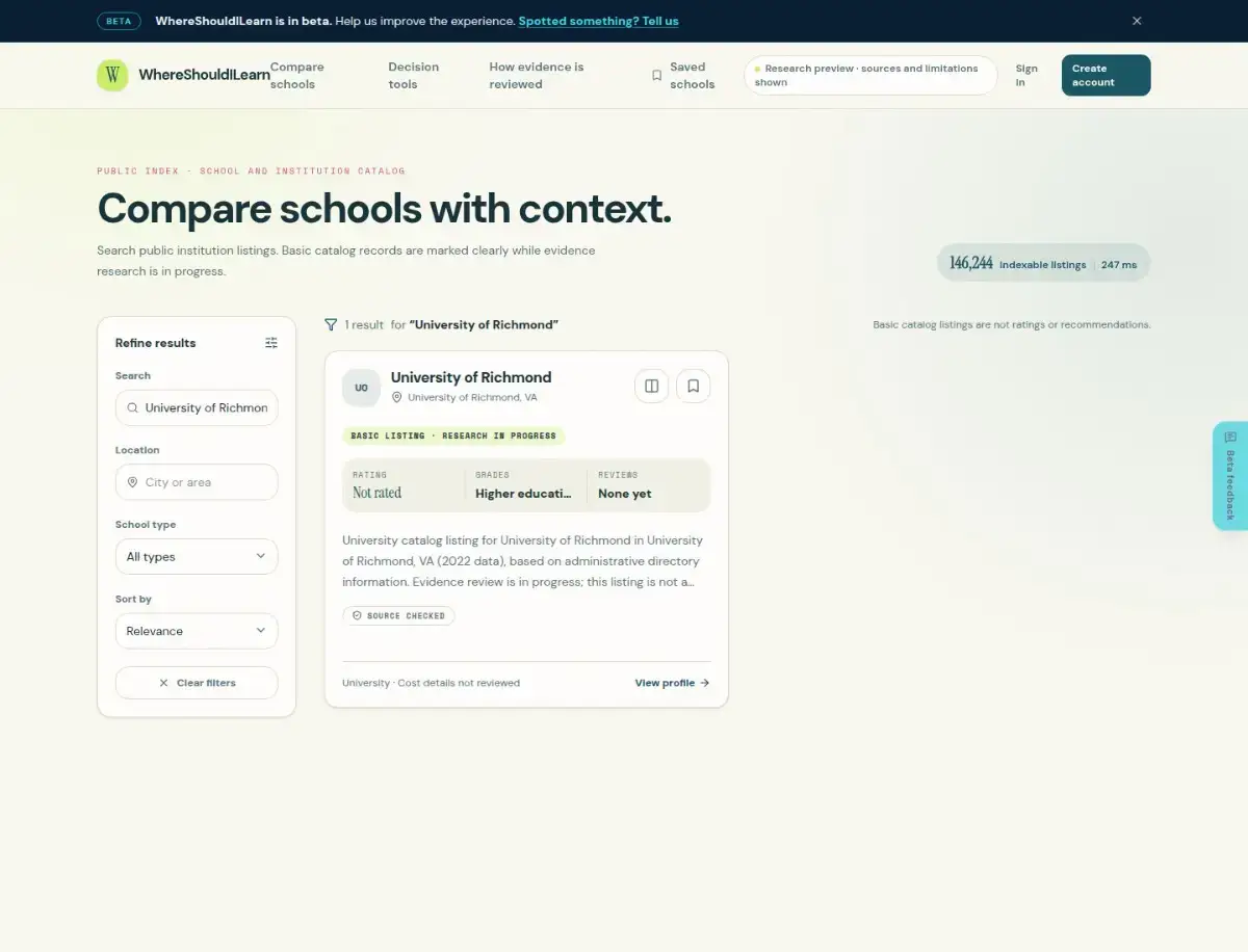 Where Should I Learn screenshot 2