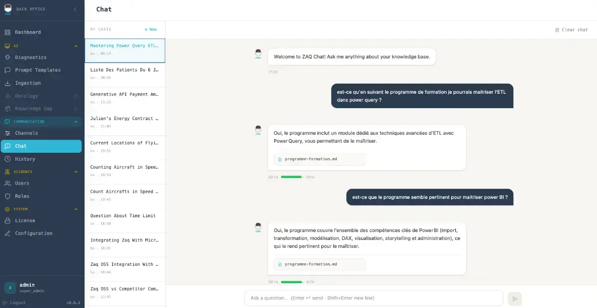 Zaq AI screenshot 1