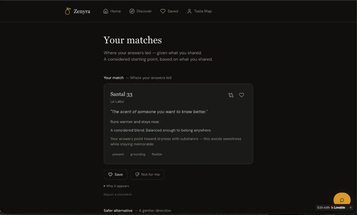 Zenyra screenshot 2