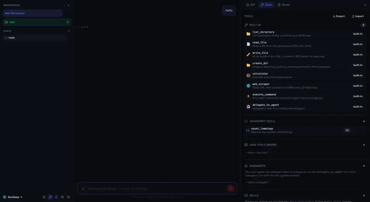 Zero Keep screenshot 3