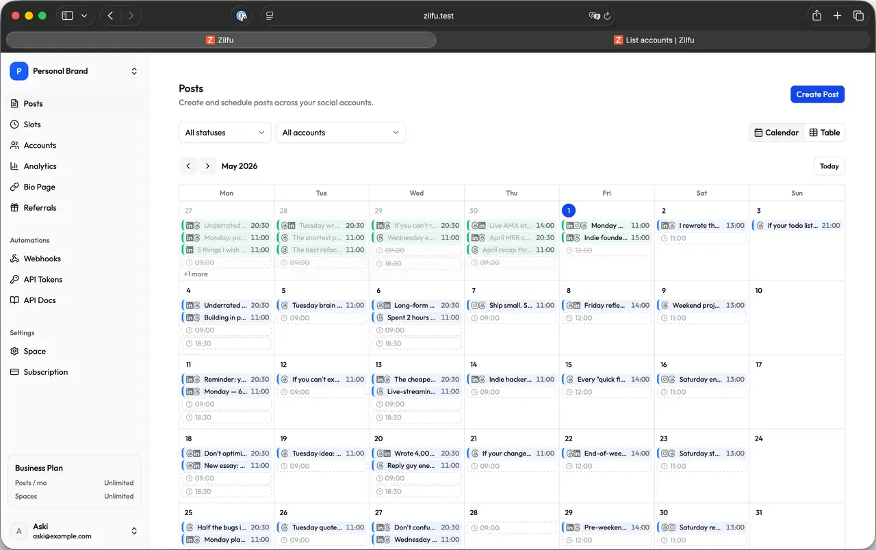 Zilfu screenshot 2