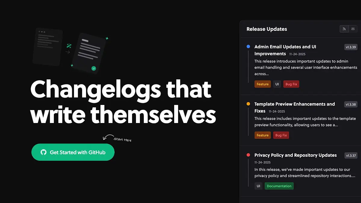 AutoChangelog screenshot 1