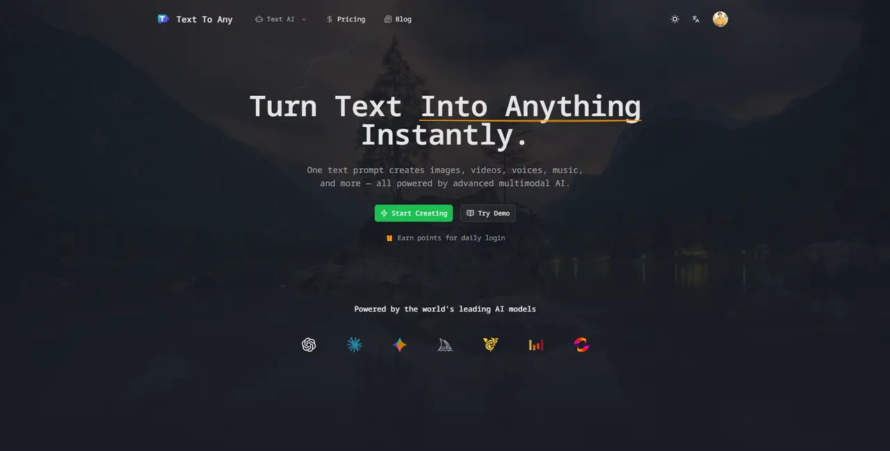 Text To Any product image
