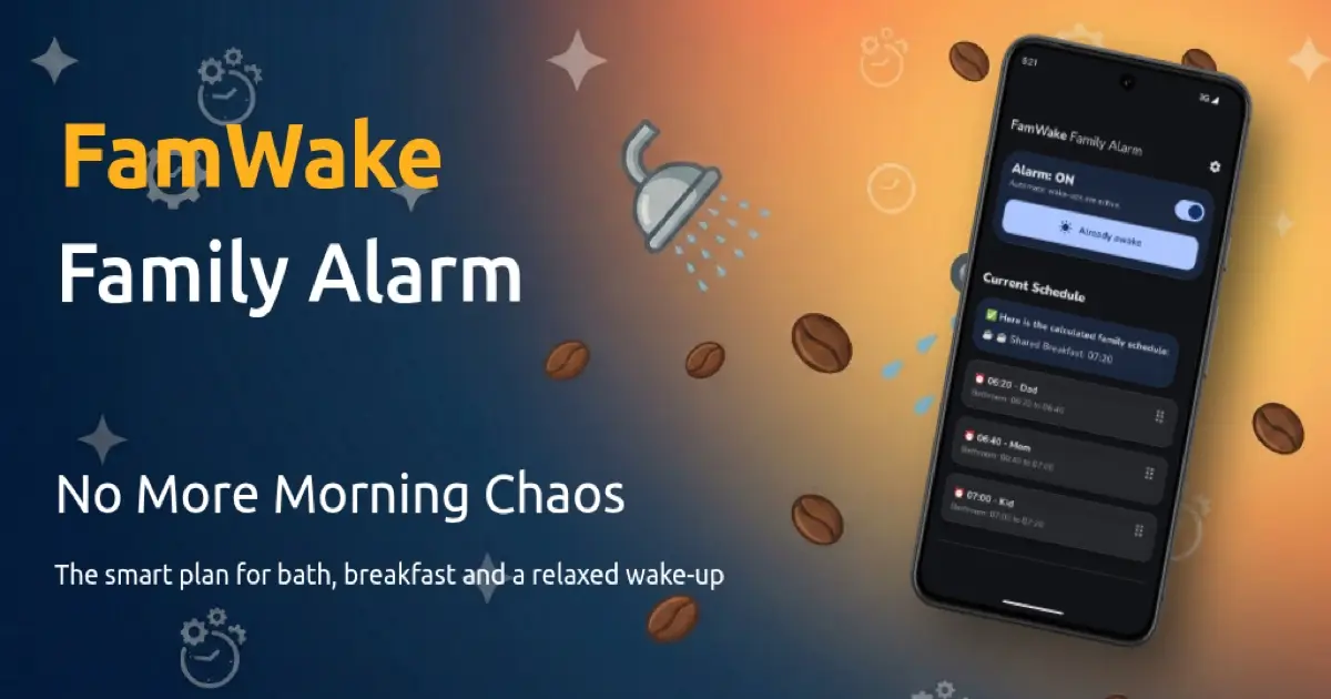FamWake – Family Alarm Clock product image