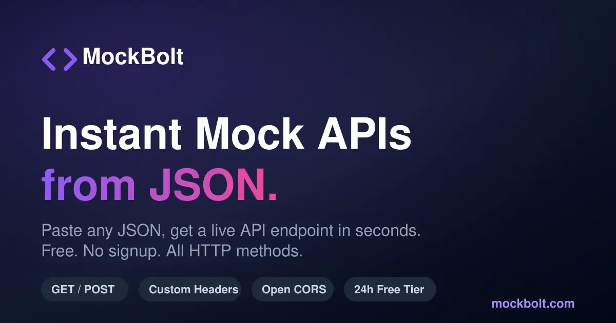 MockBolt screenshot 1