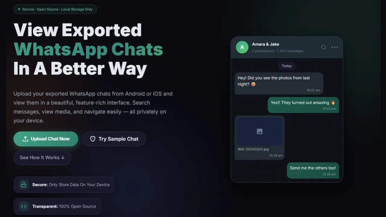 ChatParser screenshot 1