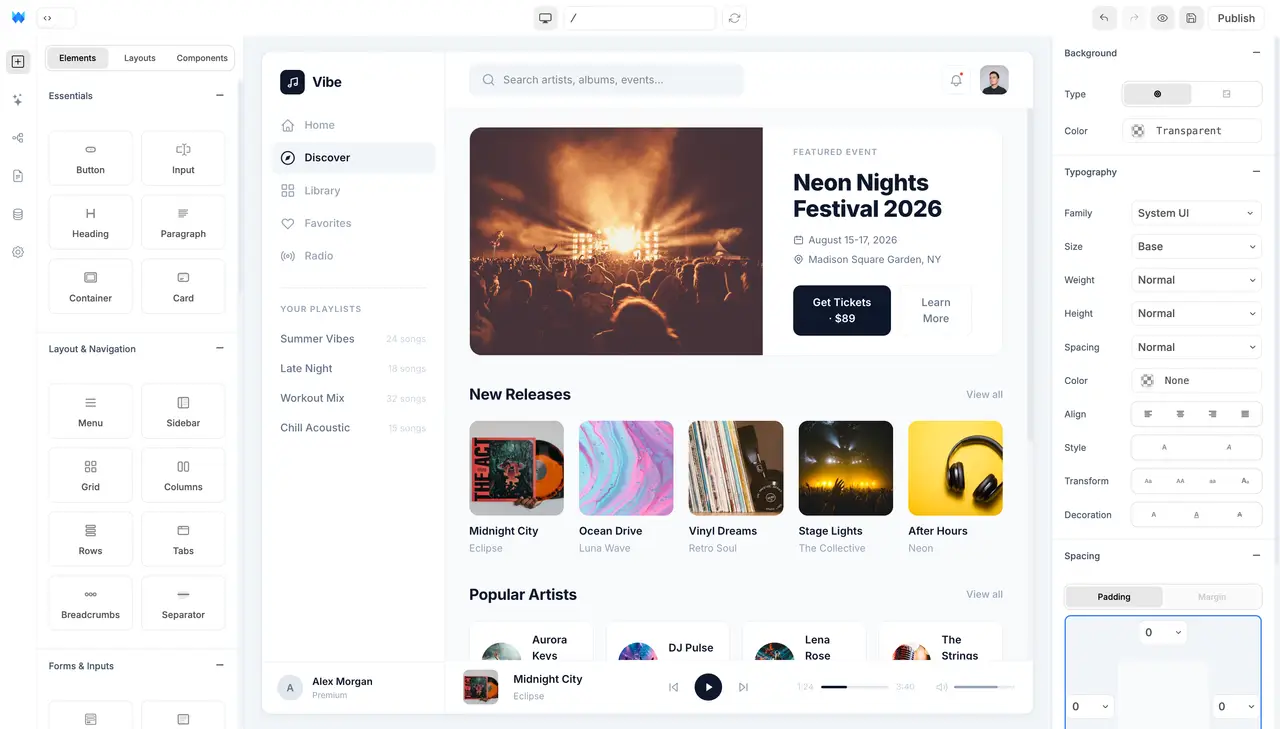 Webtwizz screenshot 1