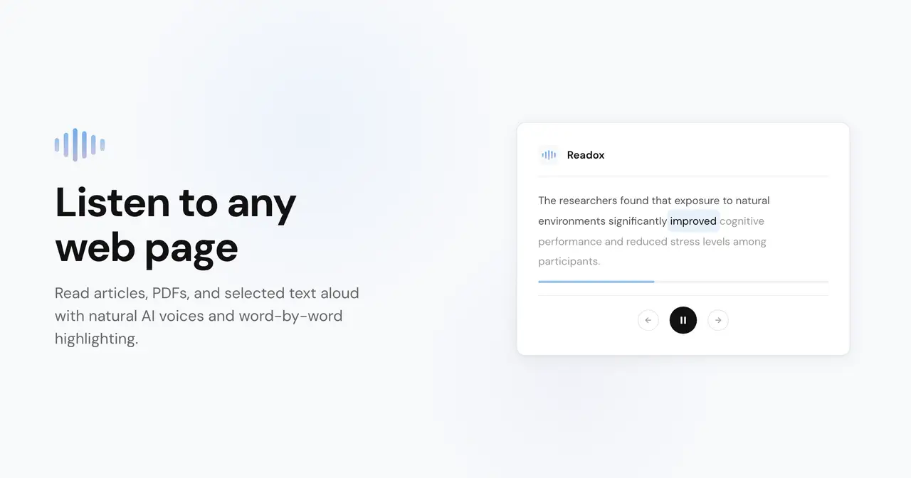 Readox screenshot 1