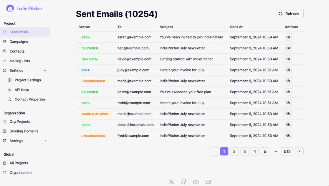 IndiePitcher screenshot 1