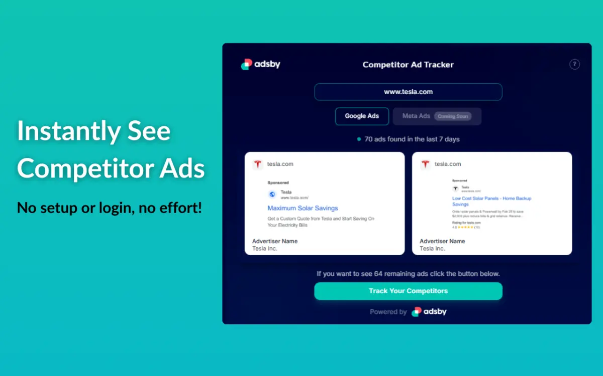 Competitor Ad Tracker screenshot 1