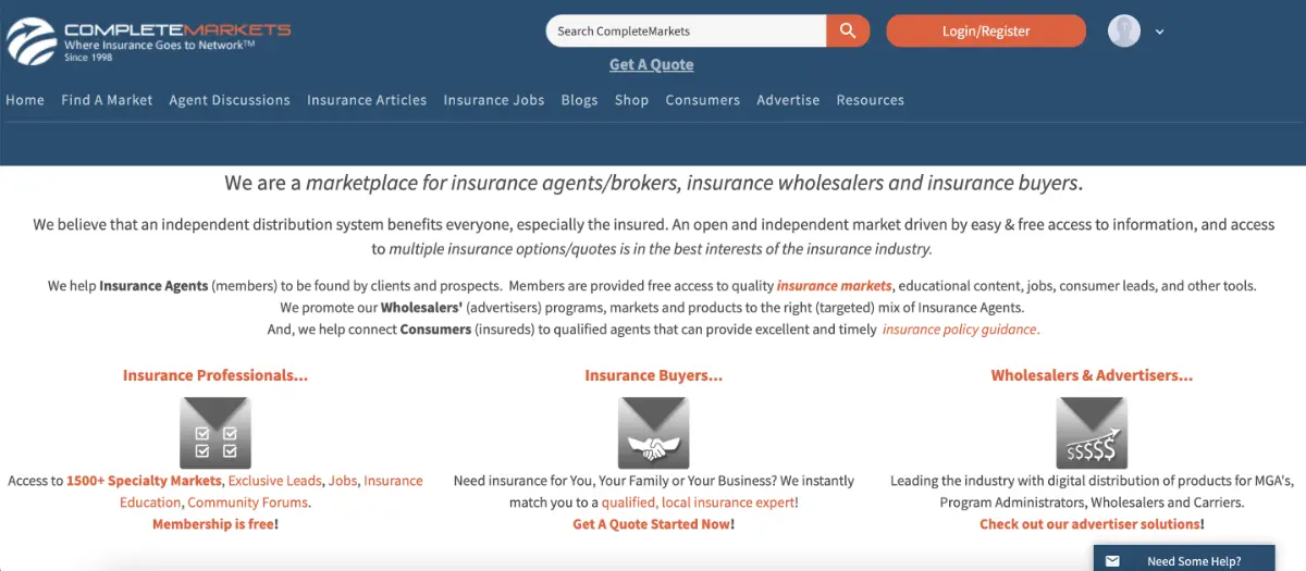 CompleteMarkets screenshot 1