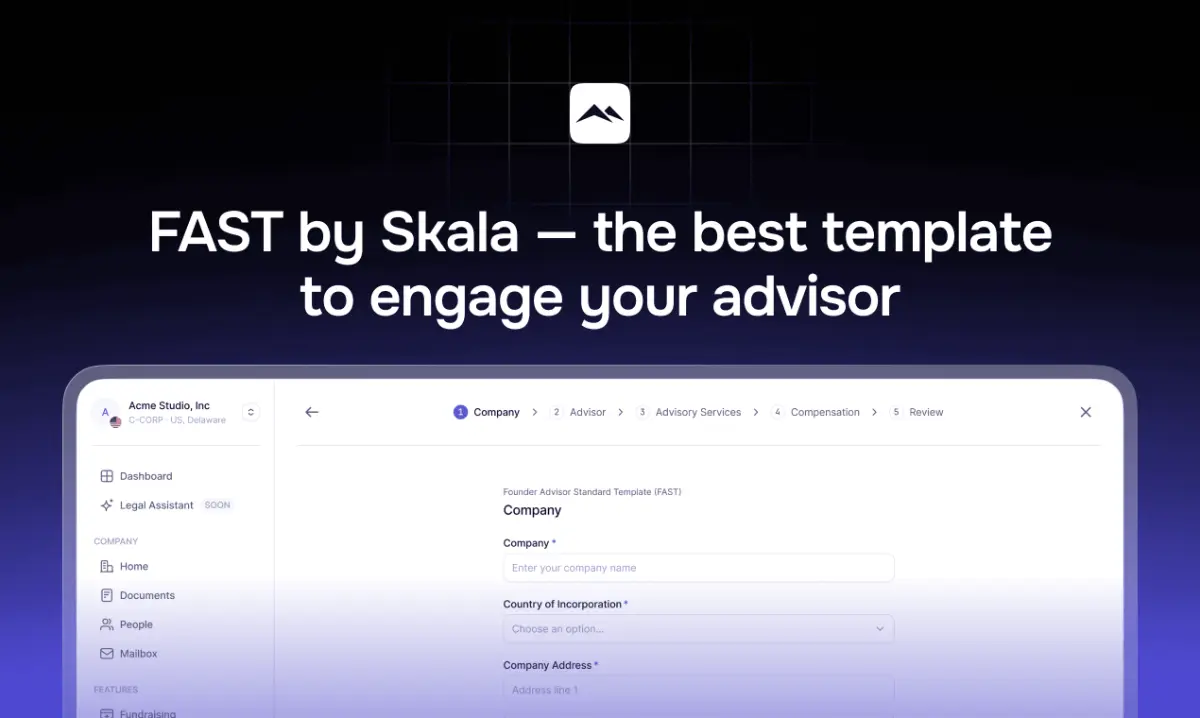 Founder Advisor Standard Template by Skala screenshot 1