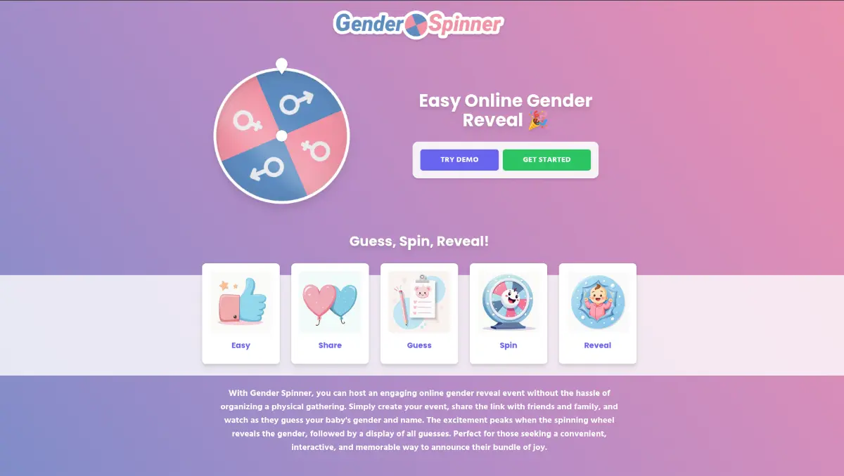 Gender Spinner screenshot 1