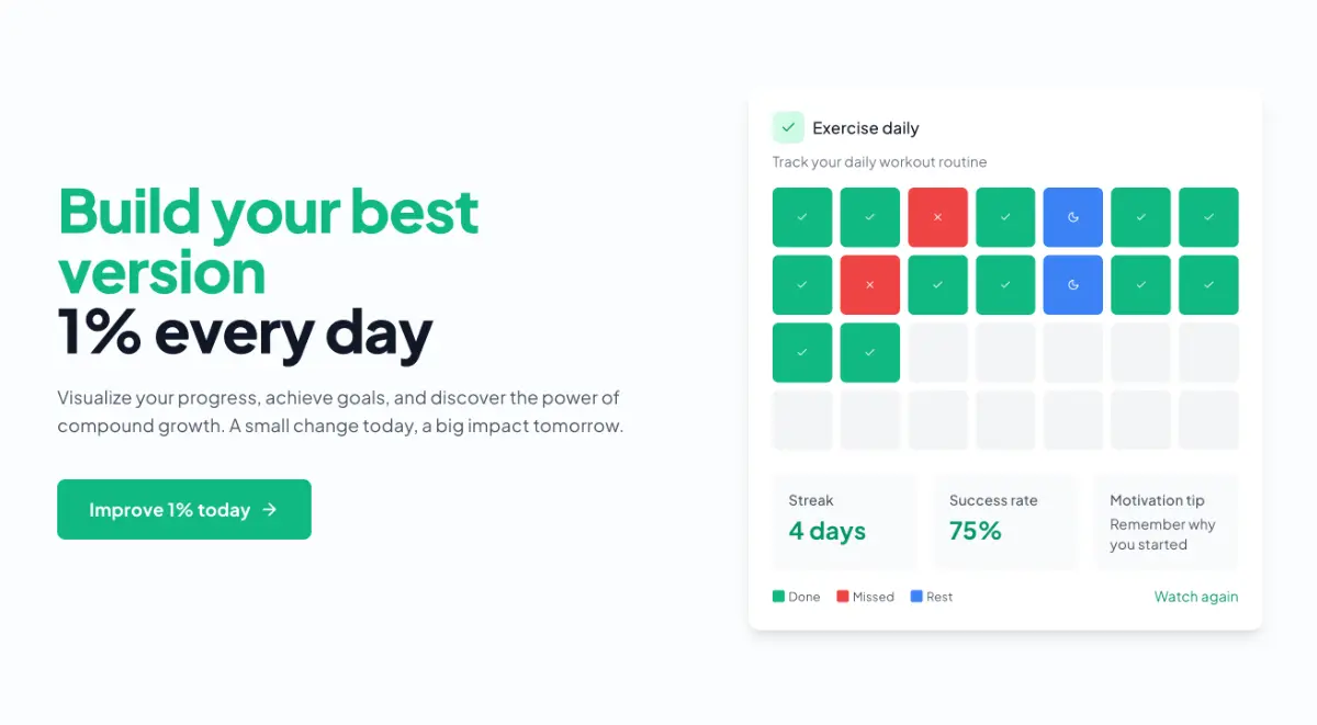 HabitGrid screenshot 1