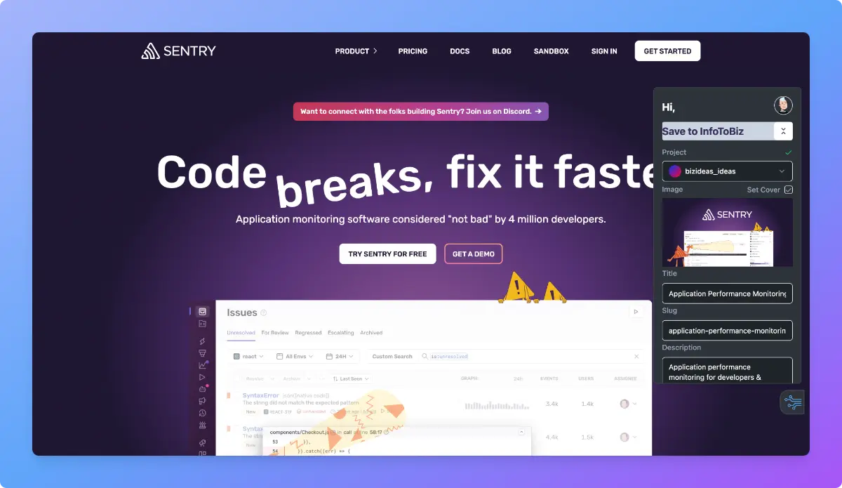 infotobiz screenshot 1