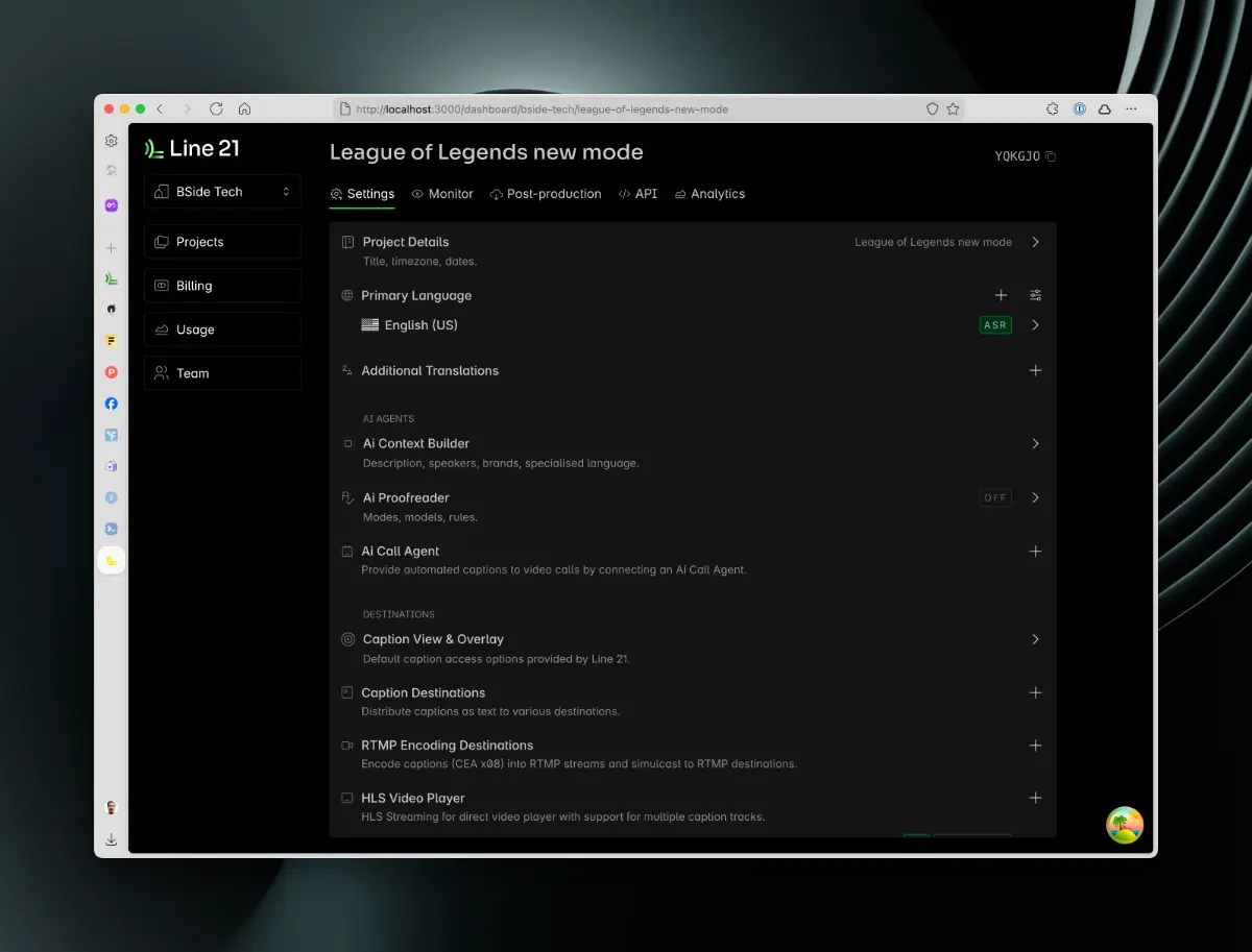 Line 21 screenshot 1