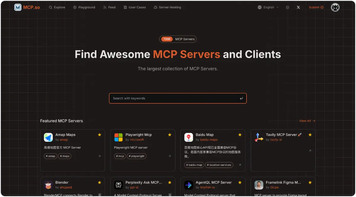 mcp.so screenshot 1