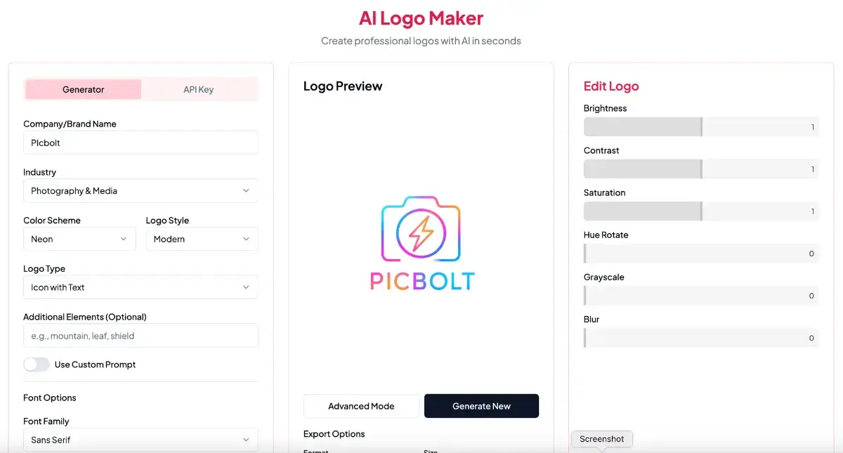 Picbolt screenshot 1