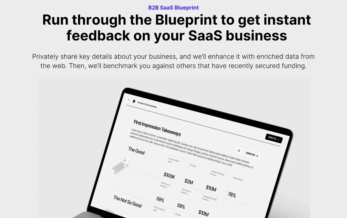 SaaS Blueprint screenshot 1